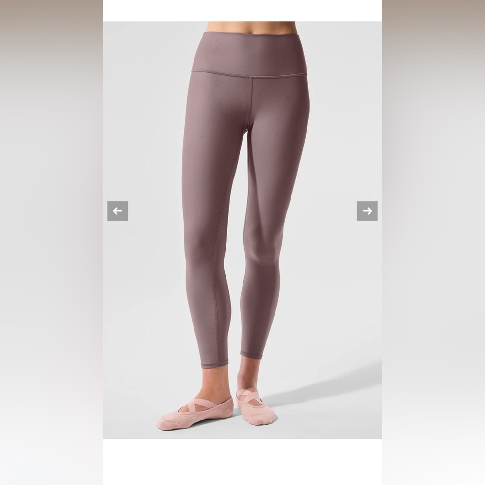 ALO Yoga High Waist Airlift Legging 7/8 Mushroom 🍄‍🟫 - Picture 2 of 13